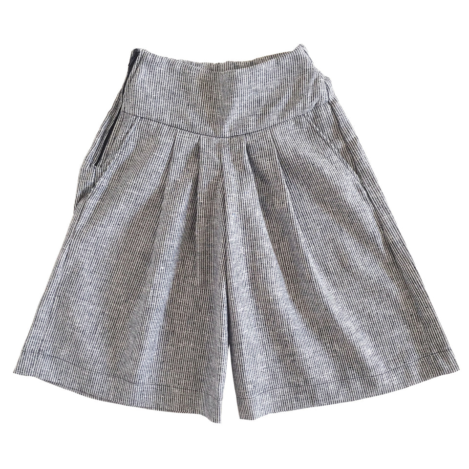 Eleanor Culottes (Black Stripe)