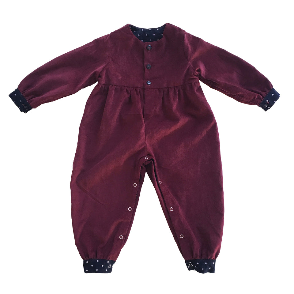Solly Romper (Cranberry)
