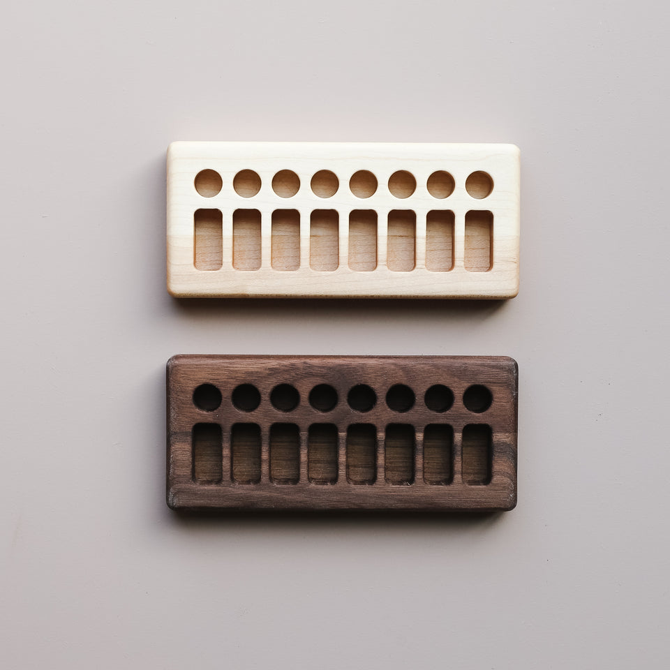 Wooden Crayon Holder (8 sticks + 8 blocks)