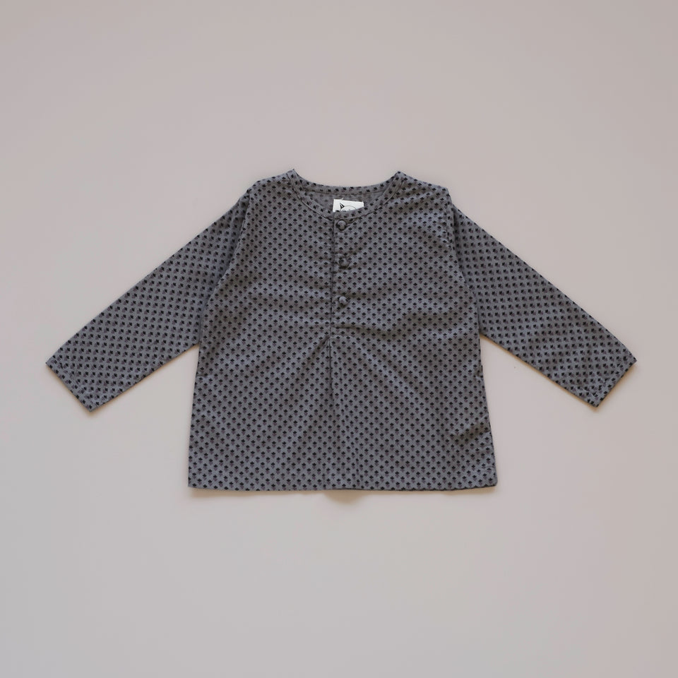 Liam Shirt (Black Flower)