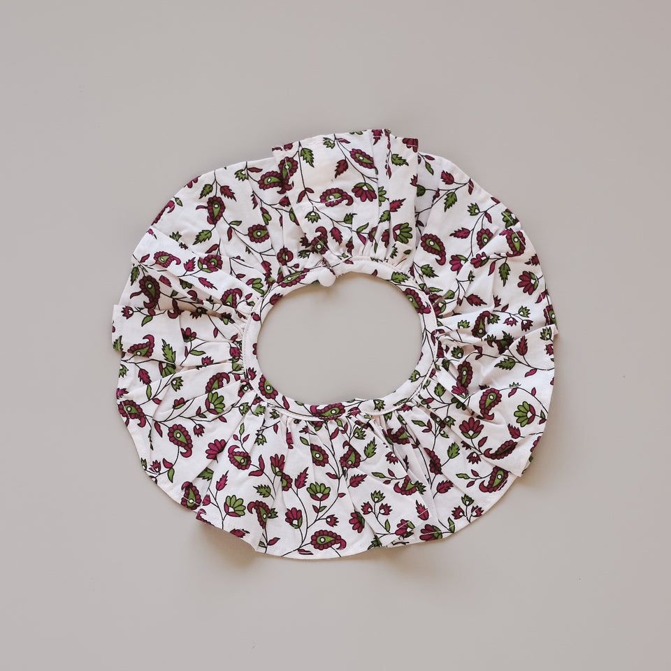 Columbine Collar (Burgundy Flower)