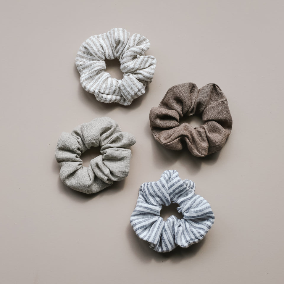 Linen Hair Scrunchie