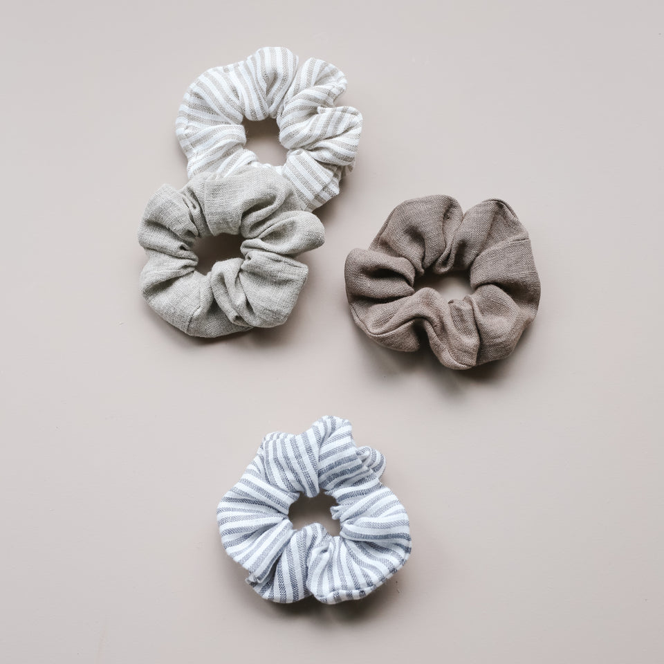 Linen Hair Scrunchie