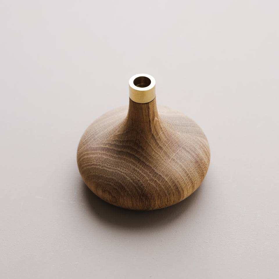 Oak Candle Holder