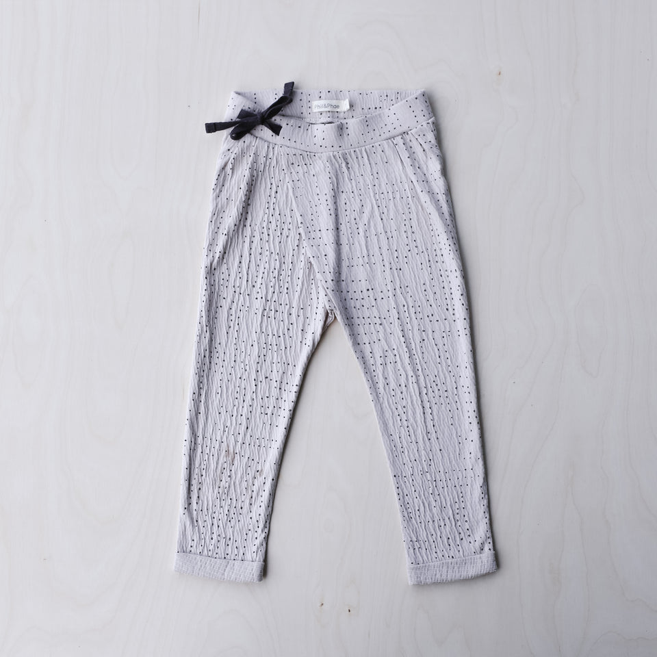 Pleated Harem Pants (Almond Milk)