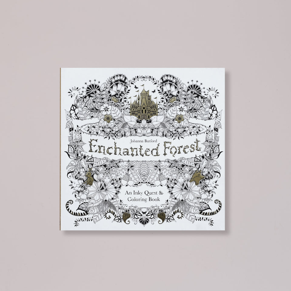 Enchanted Forest: An Inky Quest & Coloring Book