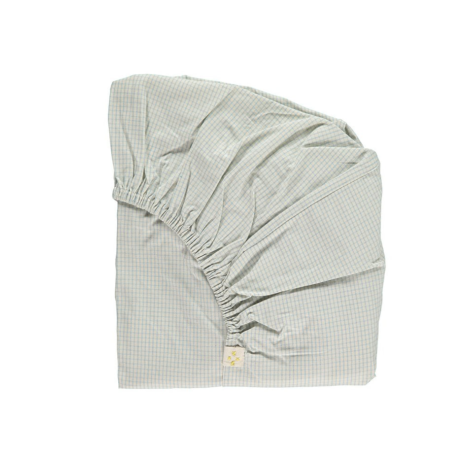 Fitted Sheet (Double Blue Check)