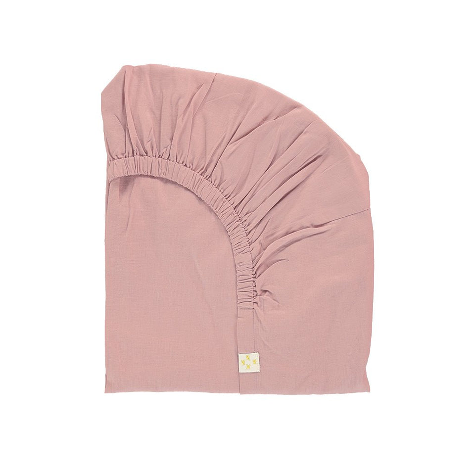 Fitted Sheet (Organic Cotton - Pink)