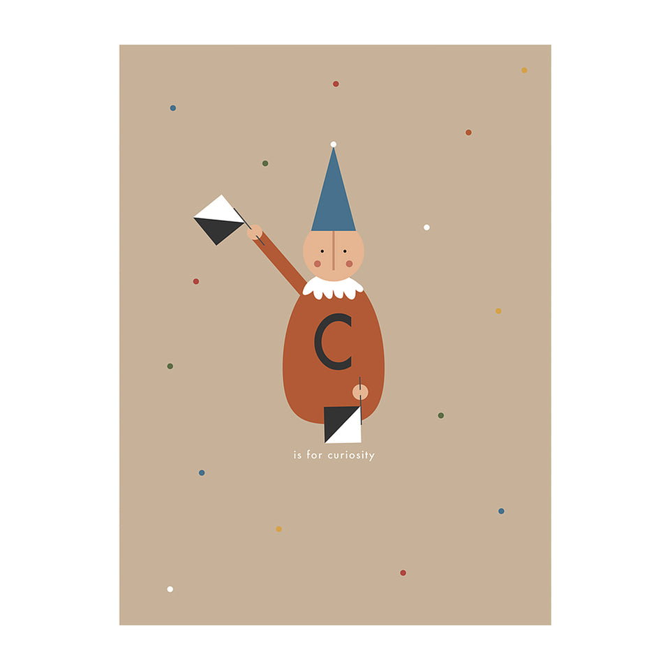 C is for Curiosity Art Print