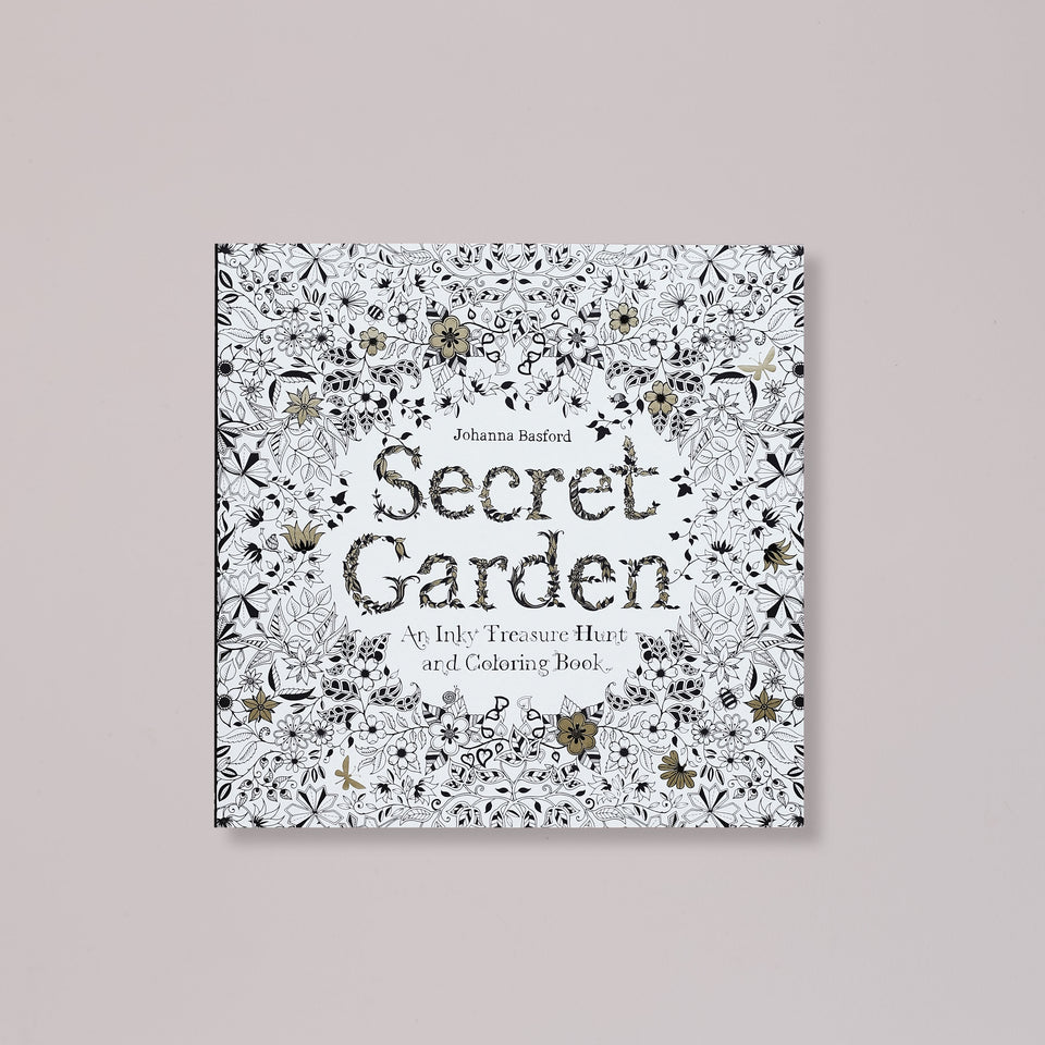 Secret Garden: An Inky Treasure Hunt and Coloring Book