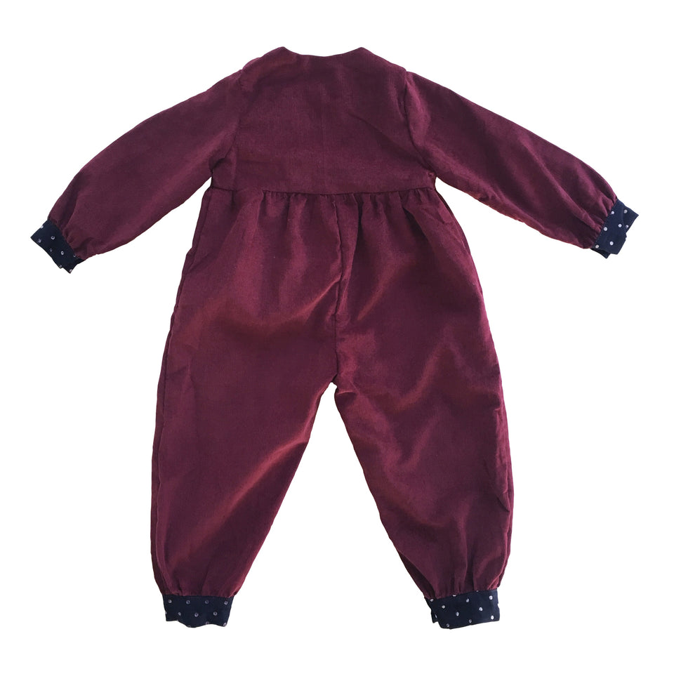 Solly Romper (Cranberry)