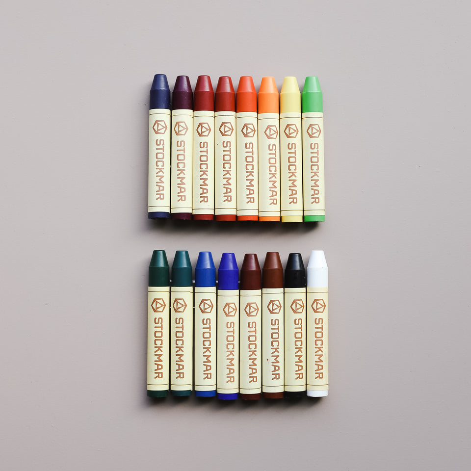 Wooden Crayon Holder (16 sticks + 16 blocks)