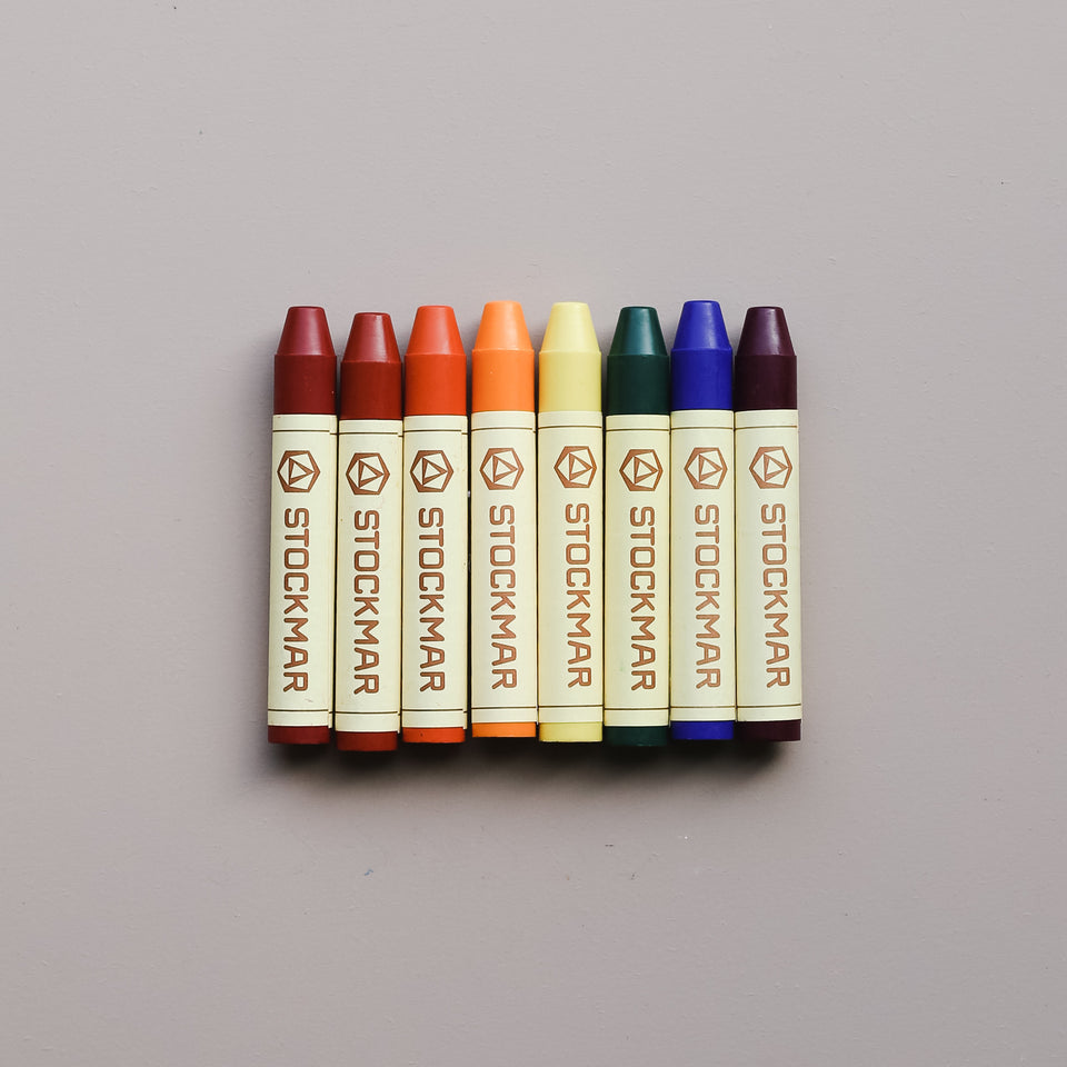 Wooden Crayon Holder (8 sticks + 8 blocks)