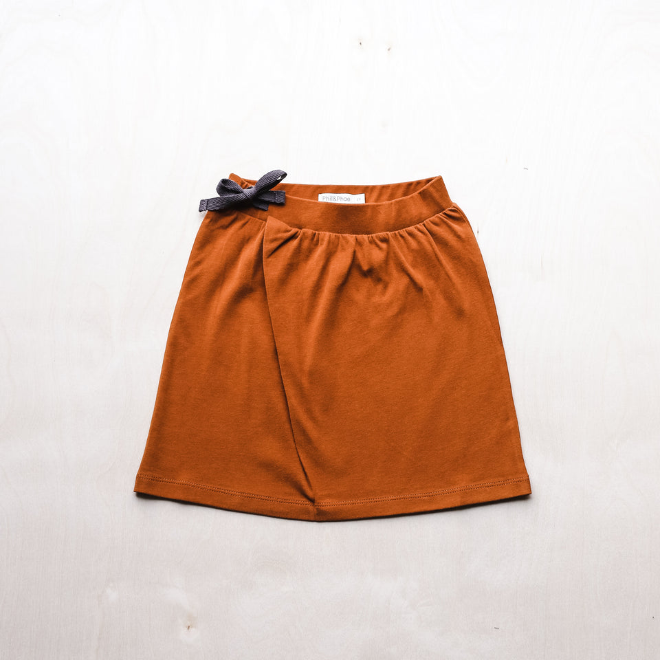 Midi Skirt (Burnt Orange)