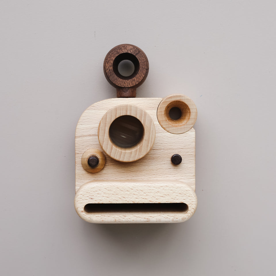 Polaroid Style Wooden Toy Camera