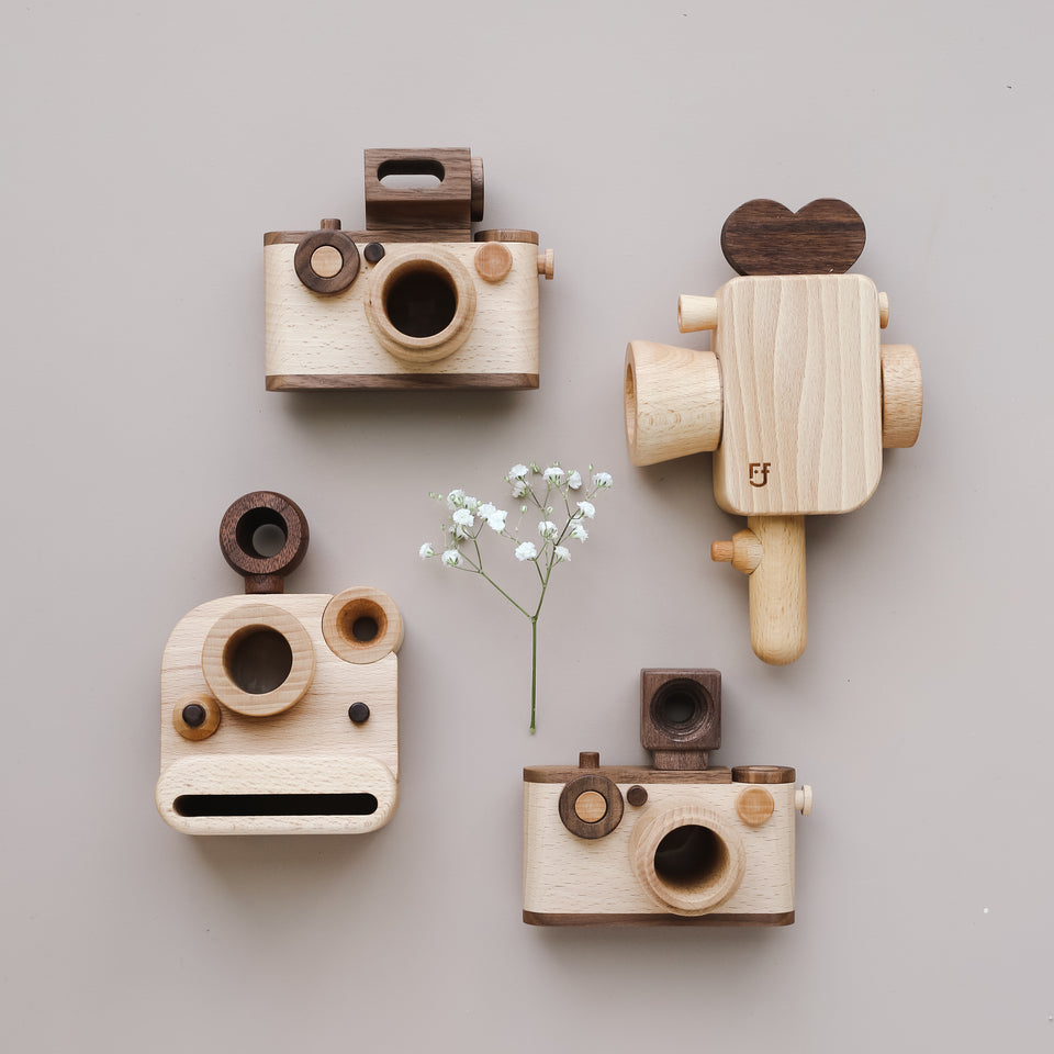 Original 35mm Vintage Wooden Toy Camera