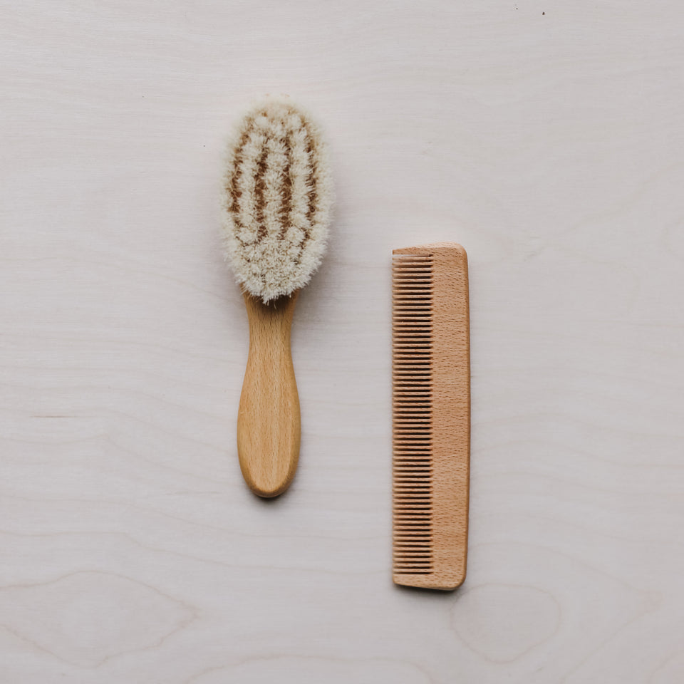 Baby Hair Brush + Comb Set