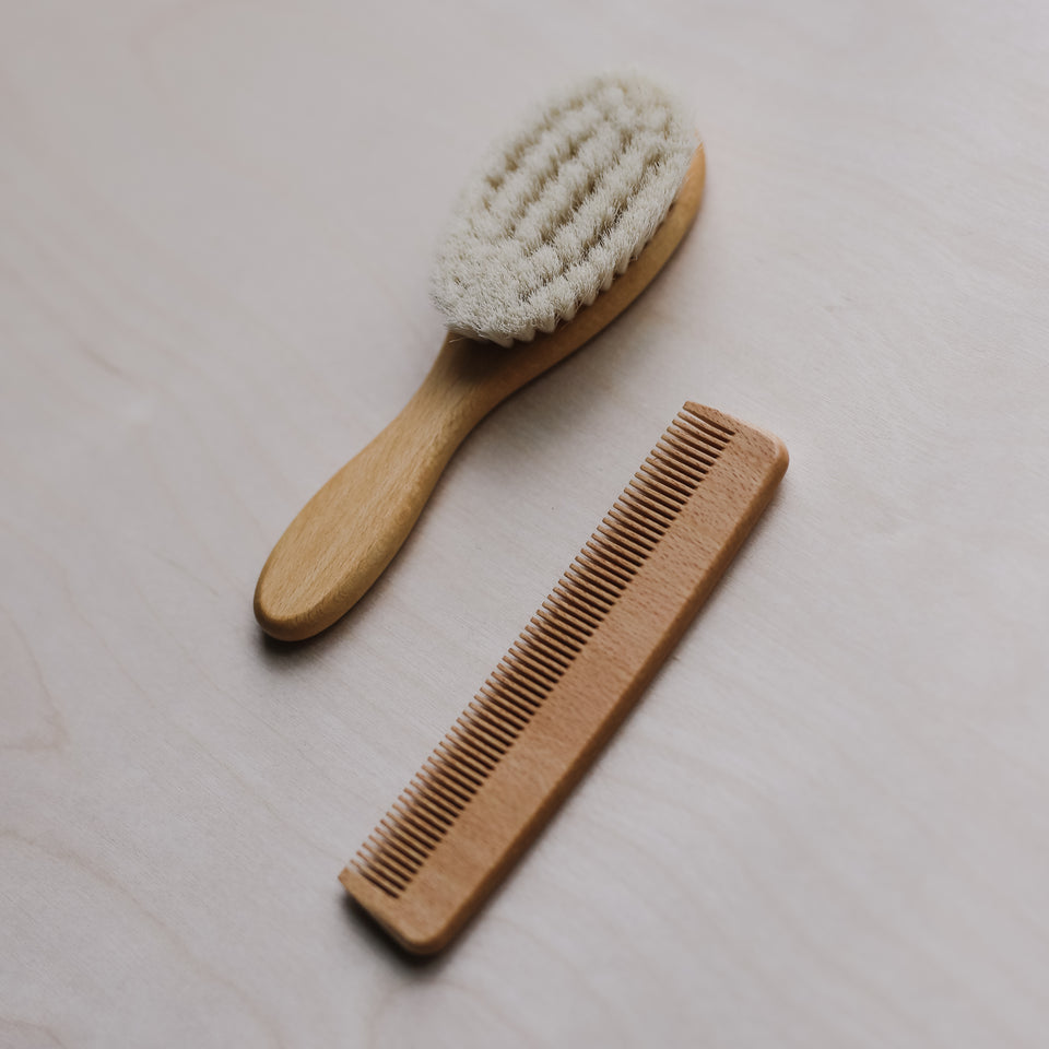 Baby Hair Brush + Comb Set