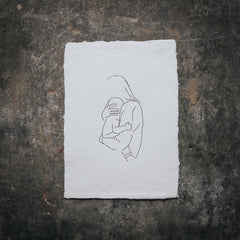 Letterpress Print "Hold Them Tight"