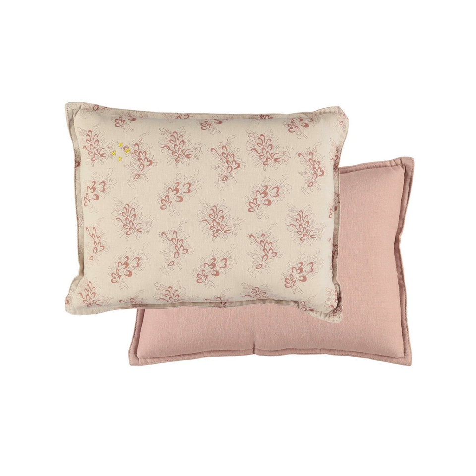 Camomile Padded Cushion (Celia Mink/Stone)