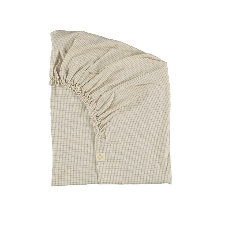 Fitted Sheet (Ivory/Clay)