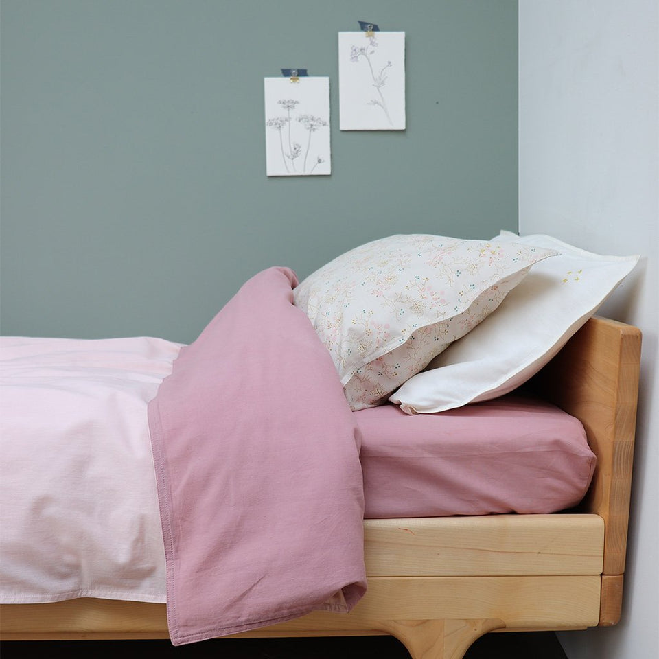 Fitted Sheet (Organic Cotton - Pink)