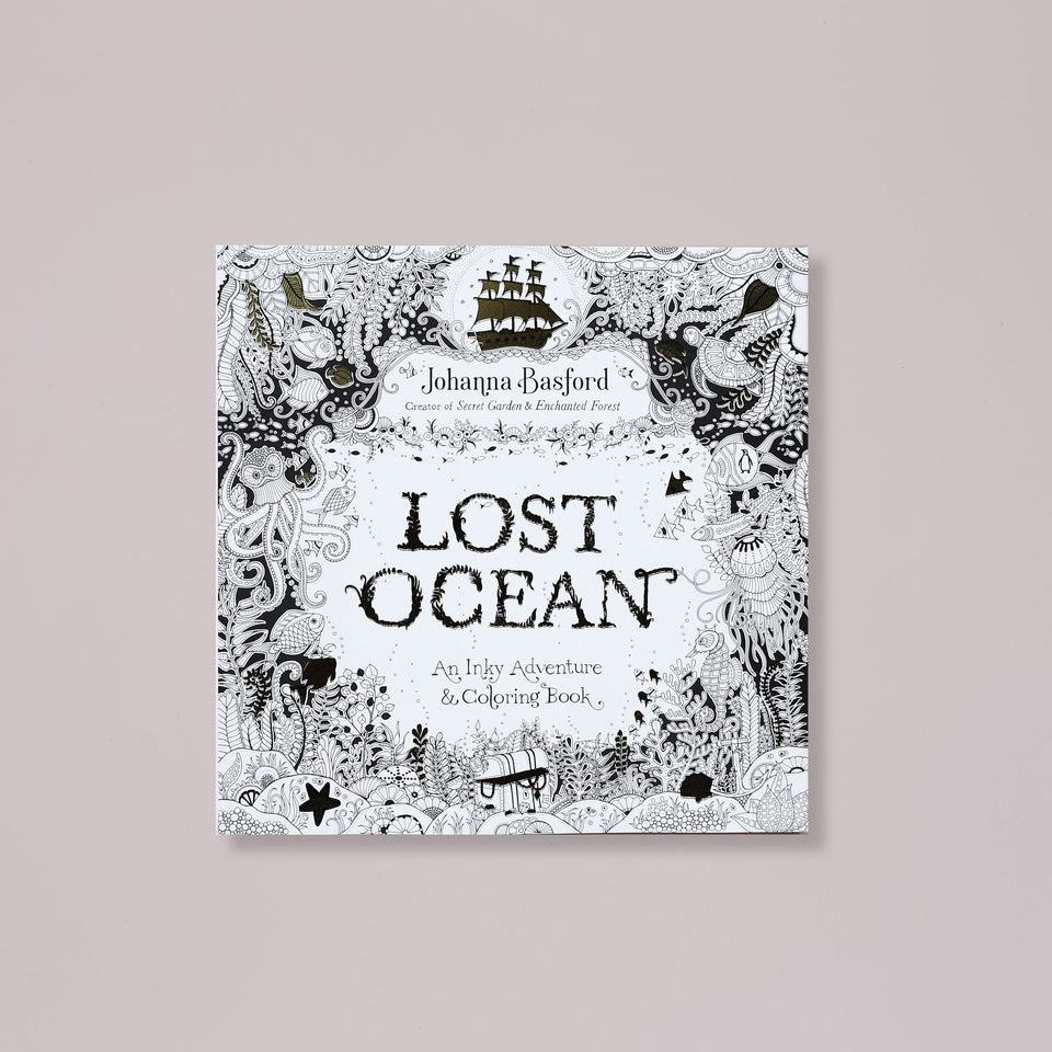 Lost Ocean: An Inky Adventure & Coloring Book