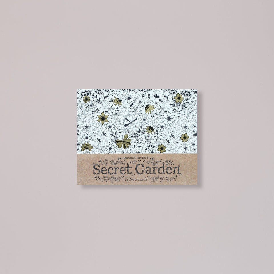 Secret Garden: 12 Color-In Notecards